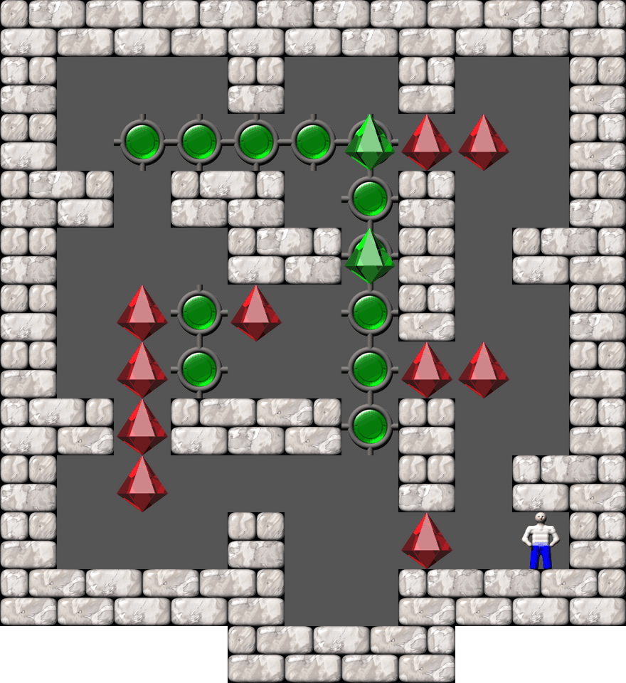 Sokoban Compact Catalysts level 105